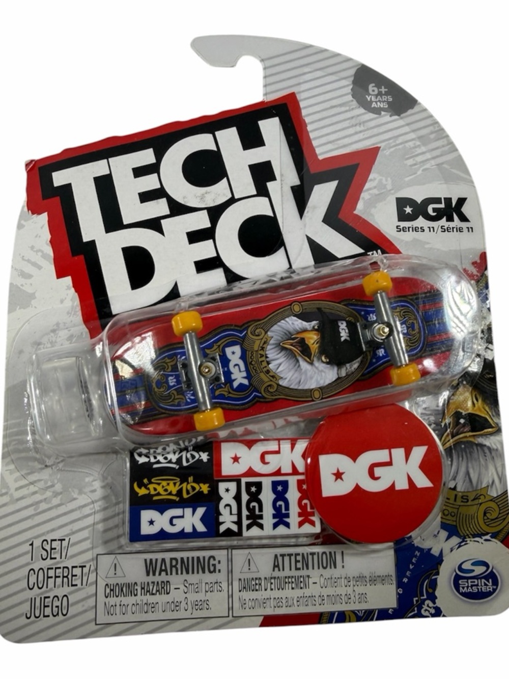 Tech Deck ~ DGK ~ Skateboard ~ Series 11 ~ Eagle. Ultra Rare